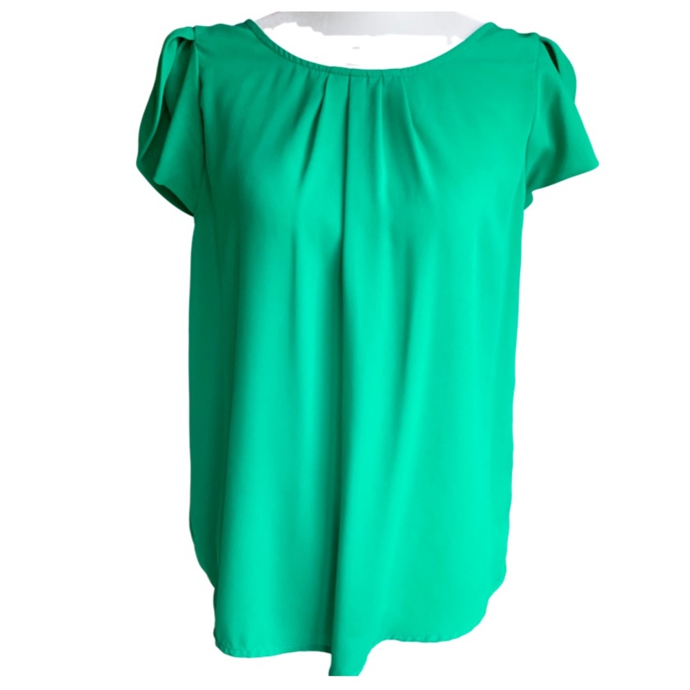Green bastille tulip sleeve top